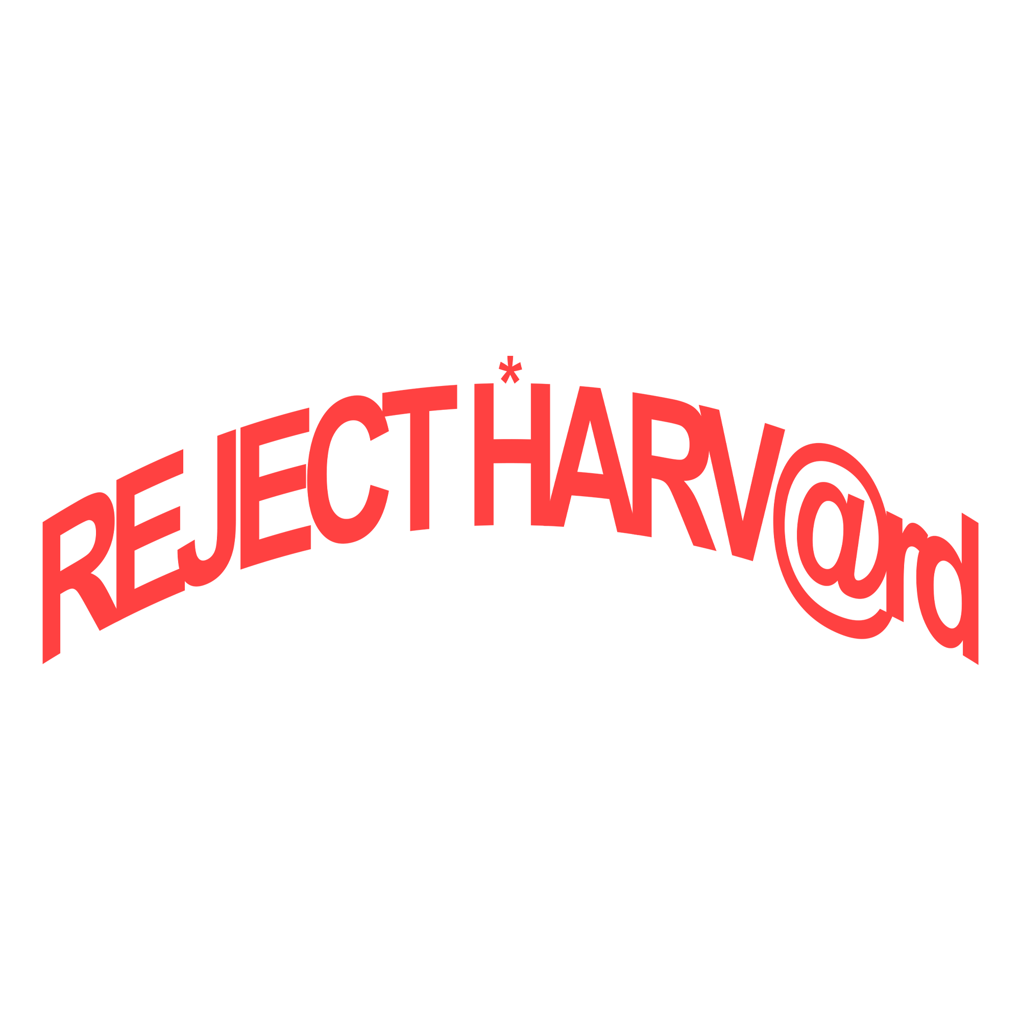 REJECT HARV@rd red and black logo